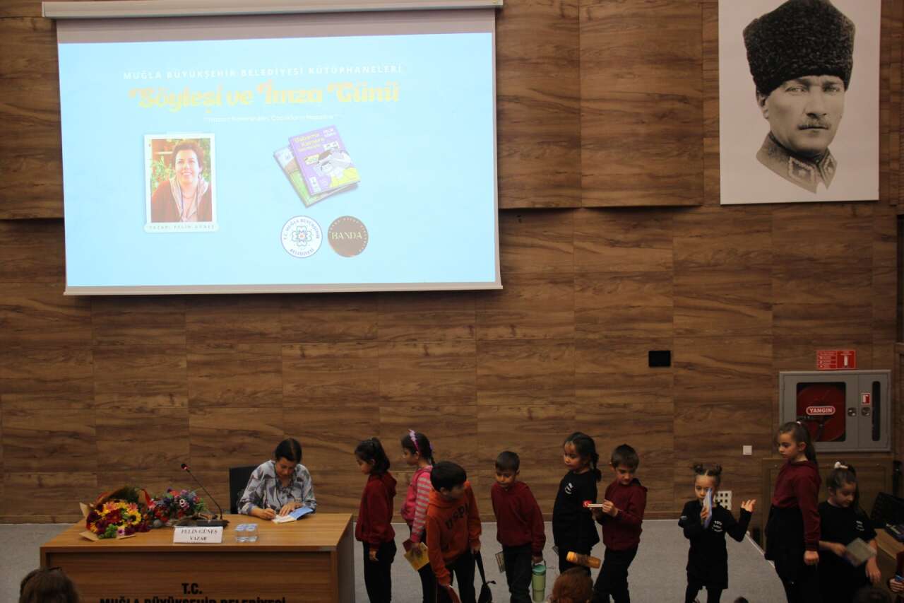 Muğla Büyükşehir Belediyesi, Yazar Pelin Güneş’i Çocuk Okurlarla Buluşturdu 4